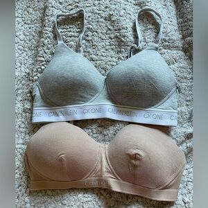 2 Calvin Klein Bras